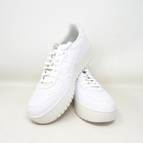 Asics Japan S Platform All White Casual VTG Shoe Sneaker Womens Size 9.5 US NEW - Picture 11 of 12